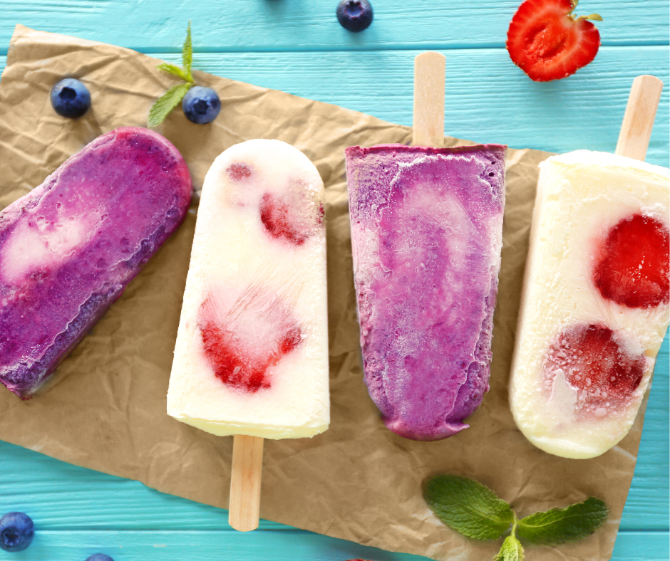 Receta saludable para verano: helado de yogur y frutas